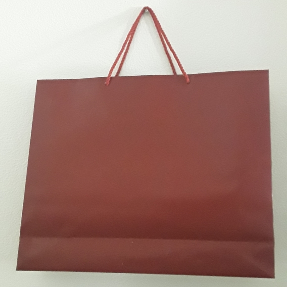 Cartier Classic Gold Red Shopping Tote Gift Bag